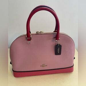 Like new leather Coach Sierra Satchel; Only used 1-2 times!